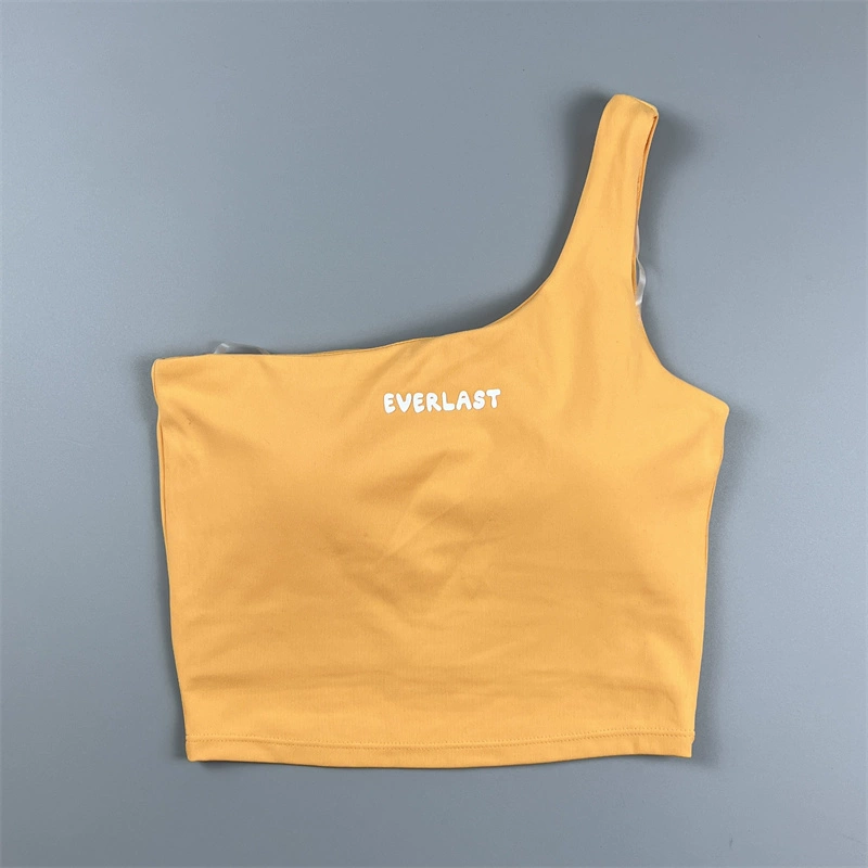 Обнаженная шлифовная ремень на плече красивый U-образный спортивный бюстгальтер женский йога фитнес бег нижнее белье топ bra