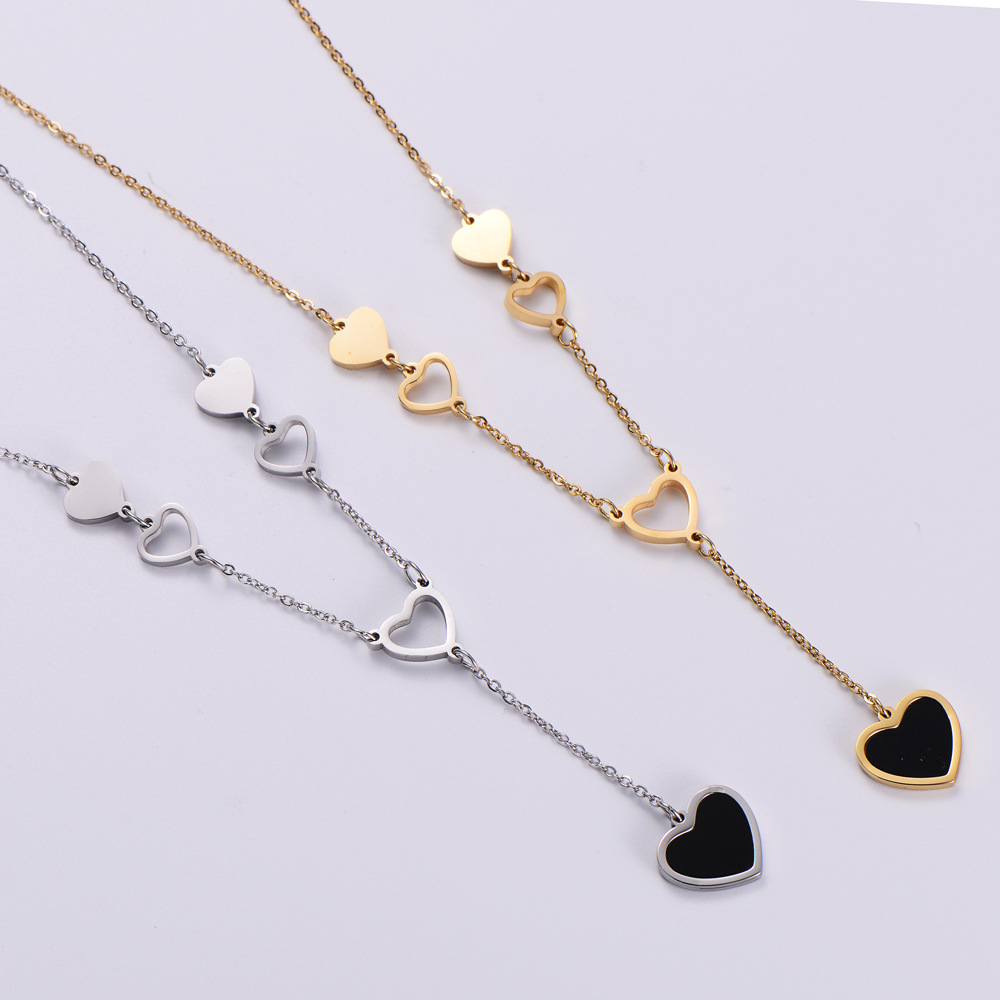 Stainless Steel 18K Gold Plated Fashion Plating Heart Shell display picture 1
