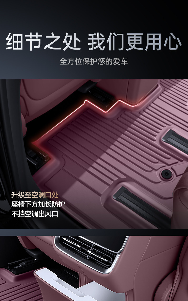 Suitable for Zhijie V9 Floor Mats, Tpe26 Model Car Interior Floor Mats, Modification Accessories, Trunk Mat Supplies Collection