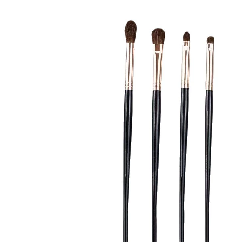 Набор кистей для теней Pony Hair Eye Shadow, 4 штуки портативный набор, мягкие натуральные щетинки