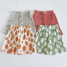 女童中小童2025夏季可爱新款半身裙女宝宝休闲沙滩ins百褶公主裙