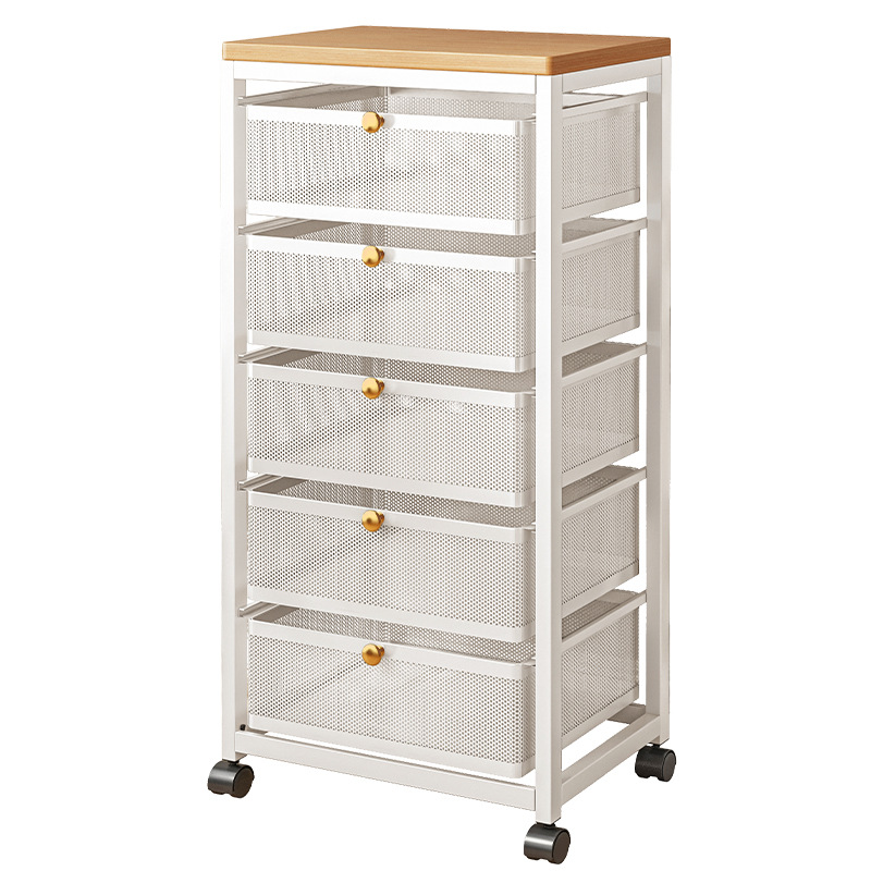 Estante de bocadillos de sala de estar móvil carro pequeño estante de almacenamiento sofá gabinete lateral pequeño estante de almacenamiento de hendidura multicapa