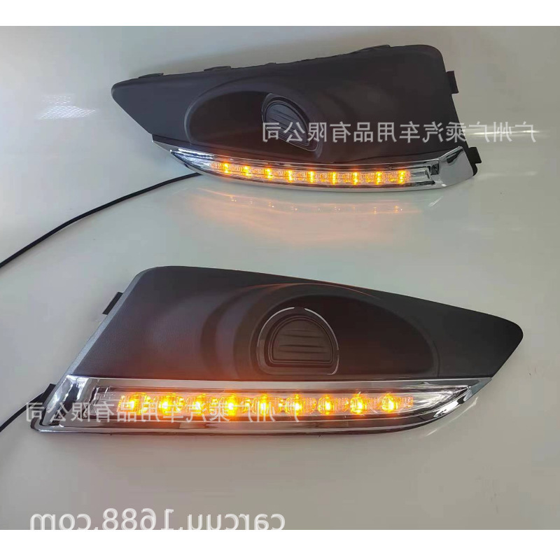 适用于11-12-13雪佛兰爱唯欧日行灯日间行车灯前杠灯LED