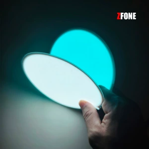Ultra-thin circular light-emitting sheet EL cold light sheet COS model decorative light sheet battery-powered flexible light-emitting panel 12V model