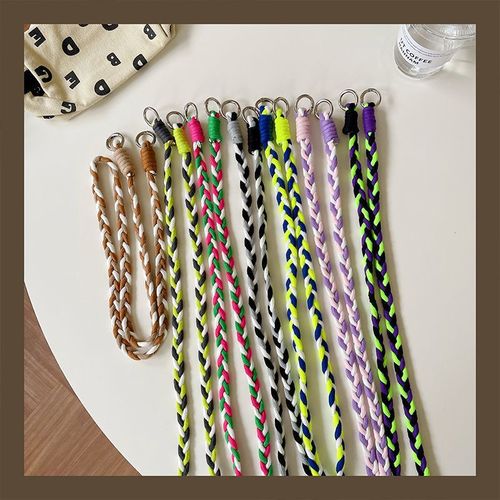 Mobile phone rope, simple and creative braided rope, universal mobile phone case, diagonal chain, universal female personality rope, mobile phone lanyard