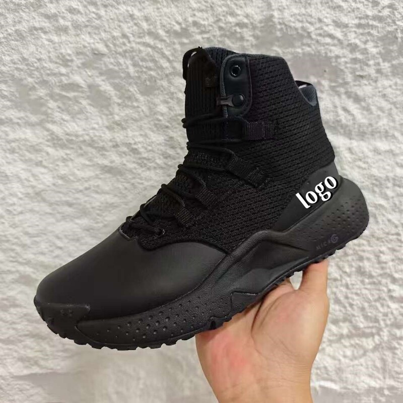 Outdoor Hiking Shoes Desert Boots Wear-Resistant Non-Slip Shoes Outdoor Factory Production Tactical Breathable Combat Boots Manufacturer