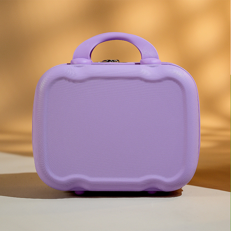 オリジナルデザインのポータブルスーツケース 14inch 化粧品バッグ女性のかわいいマカロンミニギフトボックス印刷可能|undefined