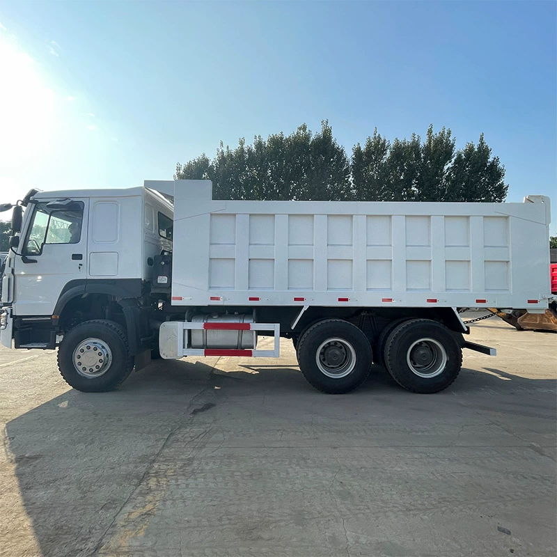 Экспорт заднего восьмиколесного самосвала Howo, двухмостового самосвала, 375-сильного тоннельного транспортного грузовика