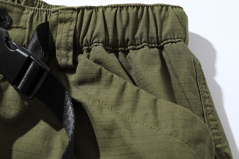 Pantaloni cargo uomo taglio dritto oversize stile casual streetwear_voghion.com