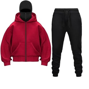 Explosions Foreign Trade Light Board DIY Autumn Ins Hooded Zipper Sweatshirt Jacket Double Hat Men's and Women's Spring, Autumn and Winter Couple's Top