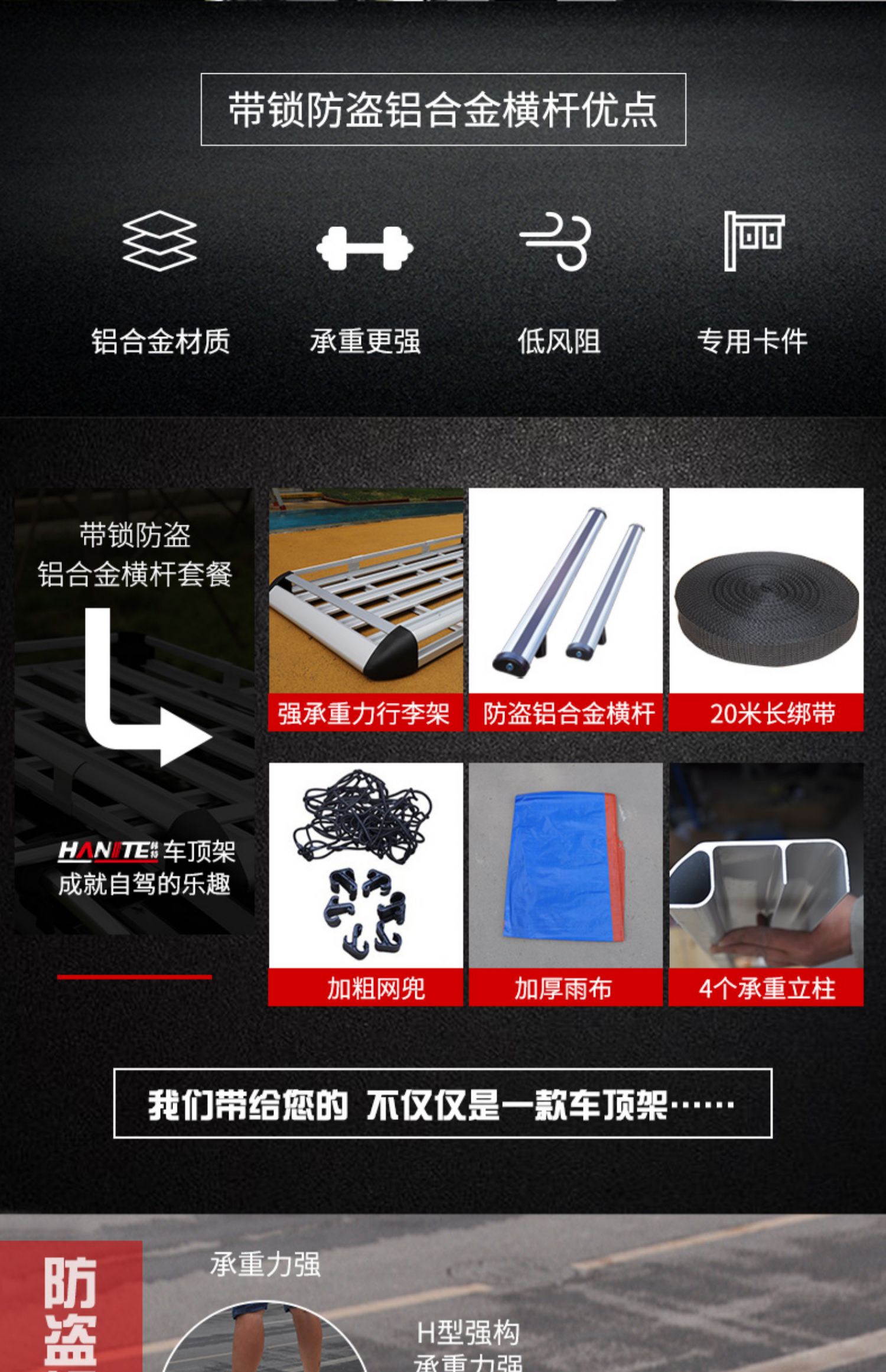 Car Suv Roof Rack Luggage Frame Roof Rack Travel Rack Car Luggage Rack Roof Basket Universal Shelf