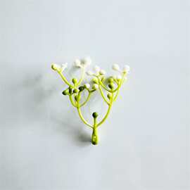 仿真水草现货仿真满天星草假花藤条叶仿真塑料水草配件满天星叉子