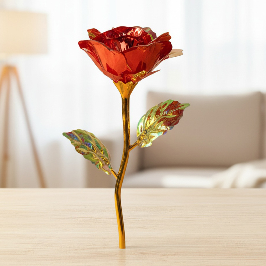 Jiao Yan flores eternas flores bonos de oro simulación del día de la madre creativo regalos del día de San Valentín regalos al por mayor transfronterizos