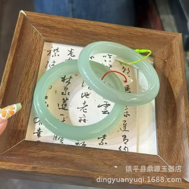 Natural Aventurine Jade Bracelet, Light Green Aventurine Bracelet, Fine Quality Bracelet