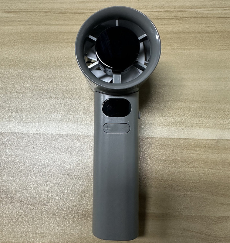 クロスボーダー新しいミニハンドヘルド小型ファンデジタルディスプレイ USB 充電無段階速度調整高速タービン小型ファン M11I|undefined