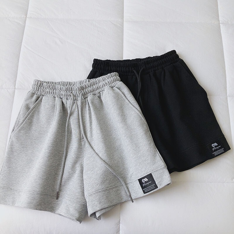 Sports Shorts for Women 2025 Summer New Style Loose Outer Wear Running Casual A-Line Wide Leg High Waist Slim Student Hot Pants
