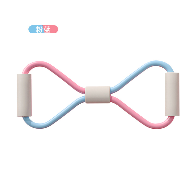 대담한 대비 색상 8 자 풀 로프-파란색과 핑크