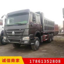 河北优惠二手前四后八欧曼自卸车翻斗工程货车后八轮自卸土渣货车