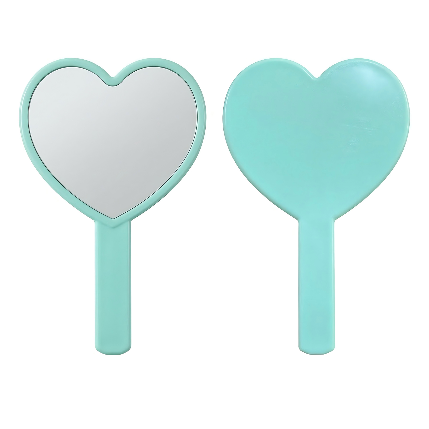 Love handle mirror [mint green] 10.5*17cm