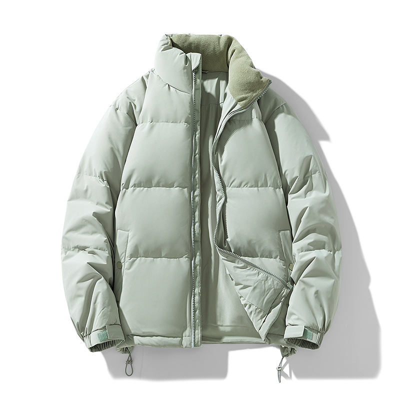 Chaqueta de plumón de gama alta para hombre con cuello alto grueso y cálido marca de marea chaqueta juvenil de plumón de pato blanco moda casual ropa de hombre de lujo ligero