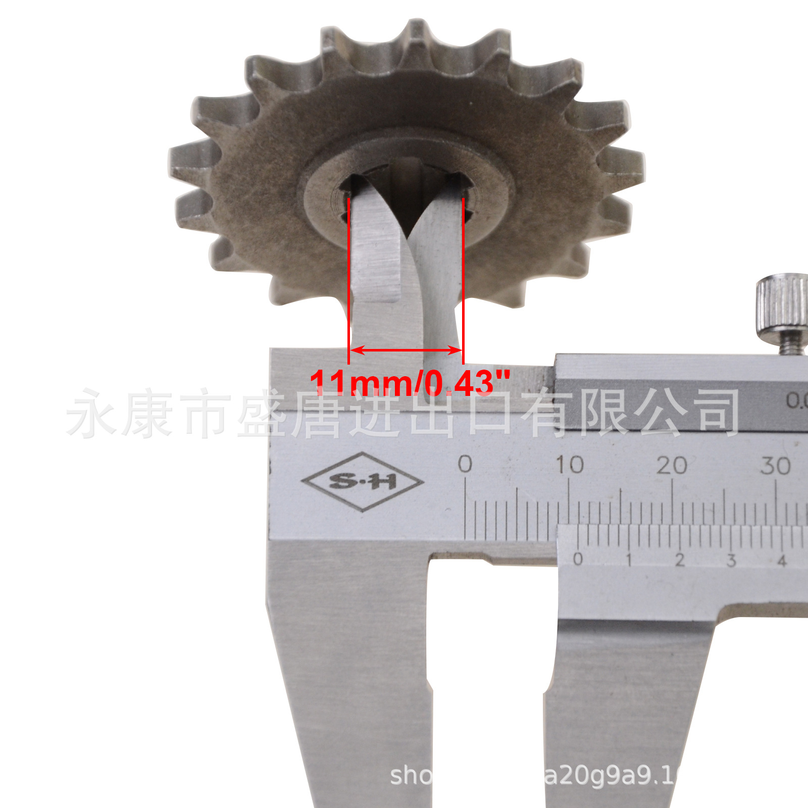 GOOFIT 17-tooth reduction gearbox Reduction Gear Fit 2 stroke 47cc 40-6 / 49cc 44-6 off-road vehicle