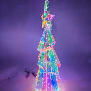 Spiral Christmas tree decoration magic creative lights props shopping mall layout Christmas hotel building atrium creative ornaments