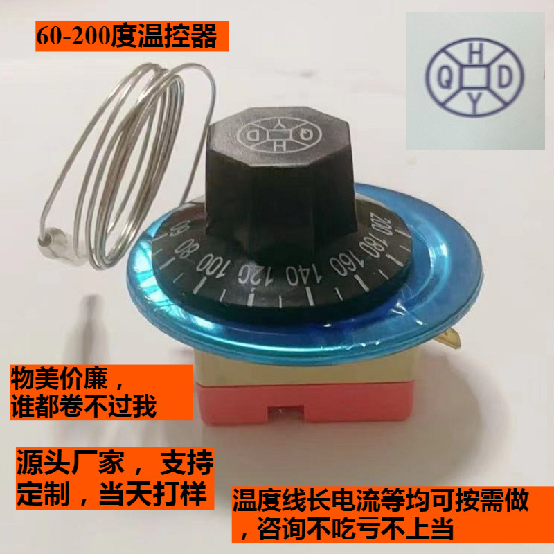Electric Heating Thermos Container, Adjustable Temperature Control Switch for Food Serving Station, Probe Thermostat for Boiling Water Bucket, Constant Temperature for Noodle Cooking Stove