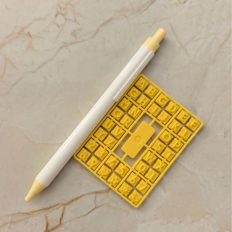 DIY クリエイティブパズルレターペンニュートラルプレスペンインシンプルな学生署名ペンギフトブラックリフィルセット|undefined