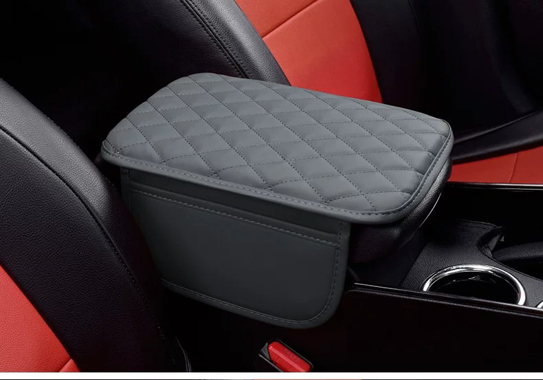 Car center console mat, armrest box mat, thickened and elevated support sponge mat, car interior storage and protection mat