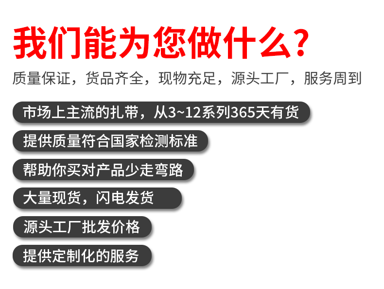 浙江诚成塑料有限公司扎带介绍图