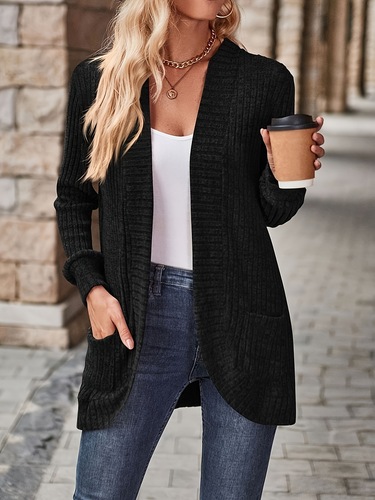 Elegant Orientation + Fashionable Loose Casual Solid Color