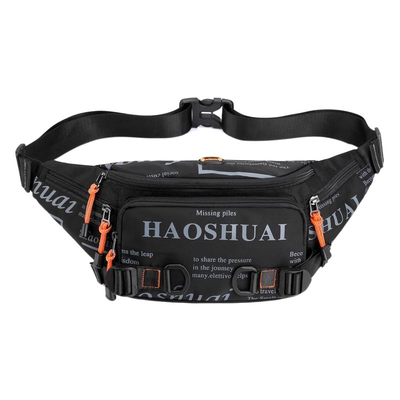 Fábrica al por mayor nuevo bolso de la cintura de los hombres al aire libre moda pecho bolsa transfronteriza impermeable nylon tela crossbody bolso de los hombres