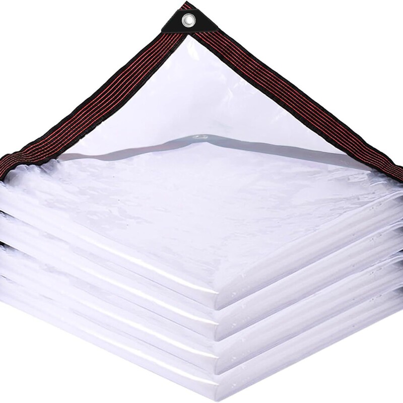 Cross-Border Rainproof Cloth, Outdoor Sunshade, Waterproof Plastic Cloth, Rainproof Tarpaulin, Cold-Proof Insulation Cloth, Green Plants