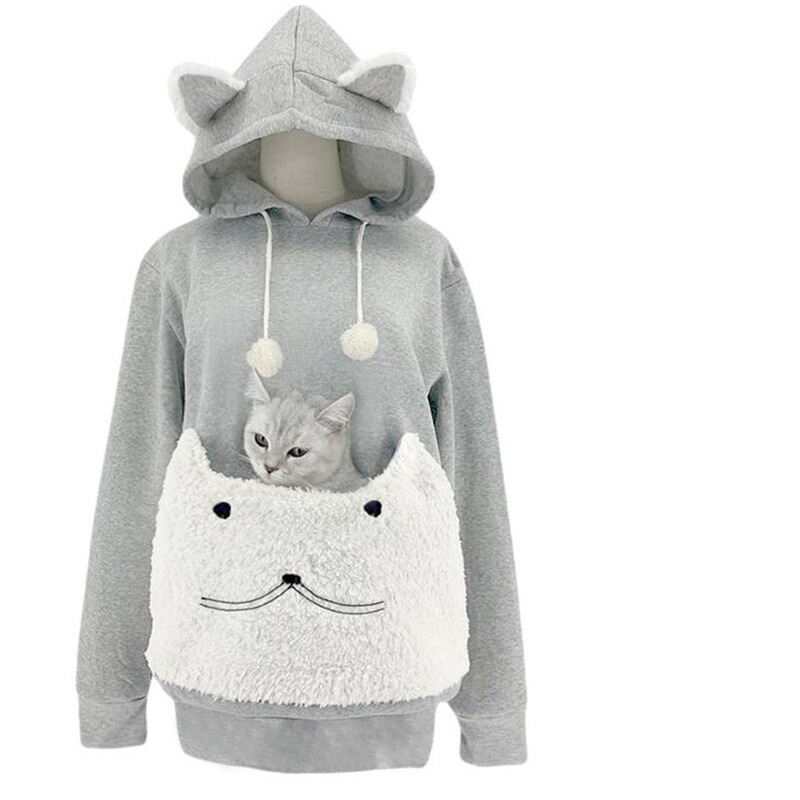 2023# Amazon hot sale European and American top fashion embroidered hoodie big pocket pet sweater for women 2023# Amazon hot sale European and American top fashion embroidered hoodie big pocket pet sweater for women