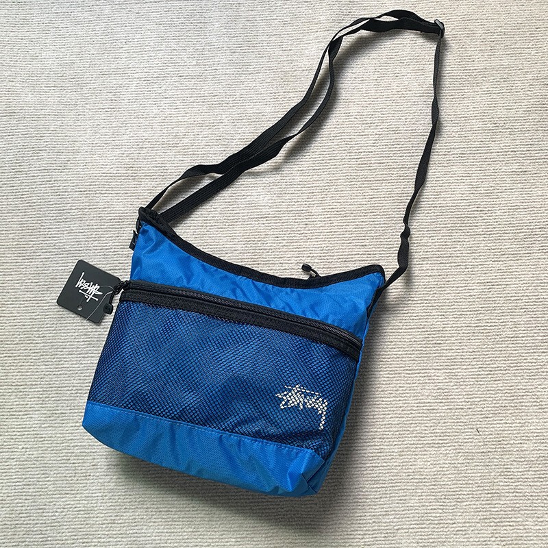 トレンドブランド クロスボディバッグ ステューシー Stussy メッシュプリント ショルダーバッグ クロスボディバッグ|undefined