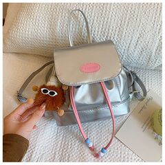 2024 Spring New Fashion Minimalist Top Handle Crossbody Bag Trendy Teen Single Shoulder Small Backpack Retro Patchwork Dual Shoulder Bag