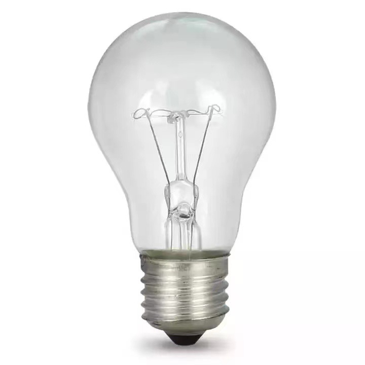 Fábrica de exportación A55 / E27 bombillas incandescentes A19 / E26 bombillas 110V bombillas de luz amarilla
