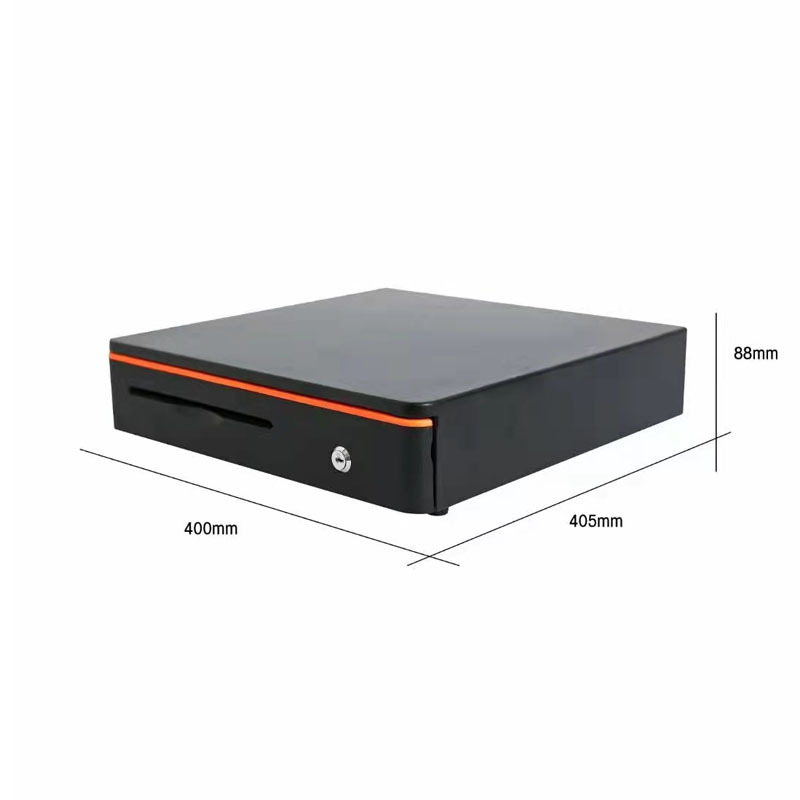 三档钱箱收银箱商用收银盒收银机收银箱收纳抽 屉式405收款箱