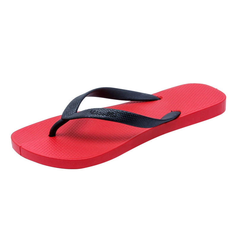 Summer comfortable beach flip flops for leisure, slippers PVC