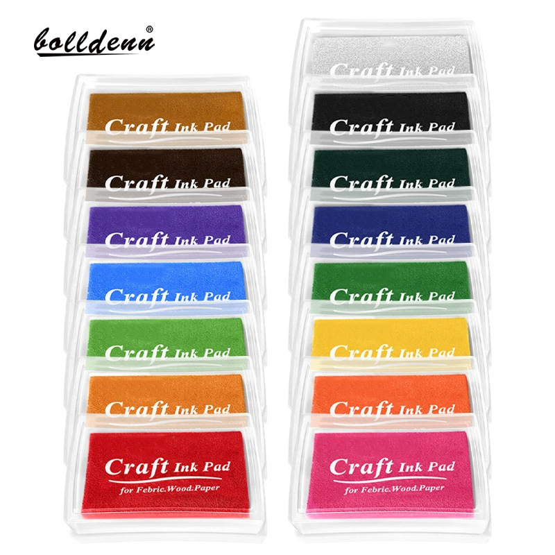 Children's Finger Painting Colorful Ink Pad Kindergarten Creative Graffiti DIY Colorful Ink Pad Handbook Diary Seal