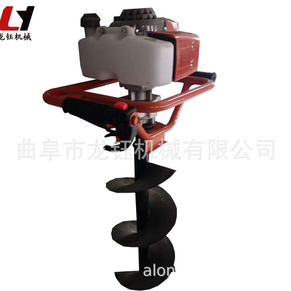 新型手持式挖坑机 果树追肥挖坑机 合金钻头冰面钻坑机