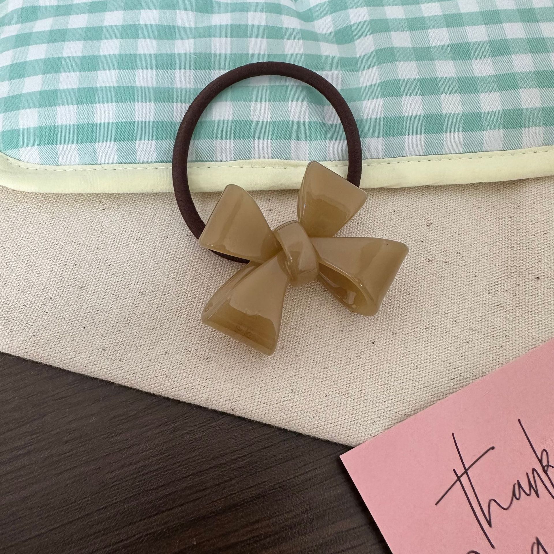 Koreanische Essigsäure Bogen Haar Ring Sommer Bunte Jelly Farbe Mädchen Herz Hohe Ball Zopf Haar Zubehör_voghion.com