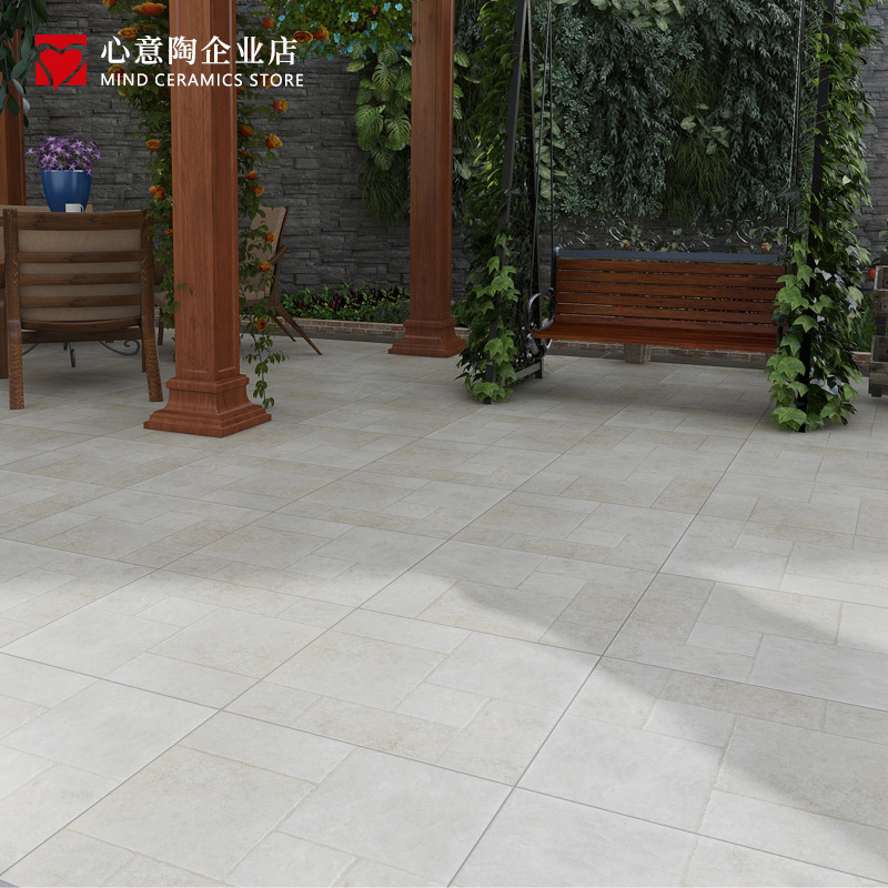 ライム石床タイル600x600屋外ガーデン文化石別荘屋外滑り止めバルコニータイル庭タイル|undefined