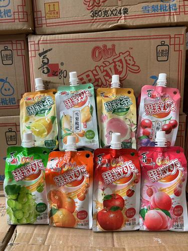 Xililang Xixi Jelly Cici Fruit Pellet Refreshing 258ml/Bag Peach Juice Beverage Zero Fat Children's Snack