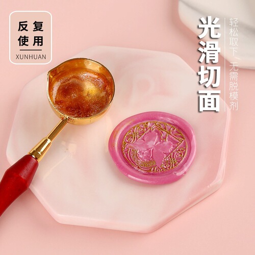Fire paint seal pad release ceramic board anti-stick fire paint novice tool cheap marble pattern silicone board pad