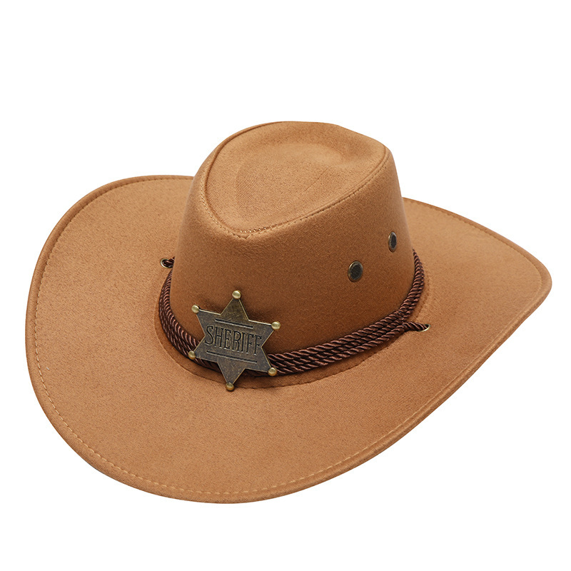 New Korean Style Fashionable and Elegant Jazz Hat Spring, Autumn and Winter Belt Woolen Casual Fashion Large Brim Jazz Hat for Women