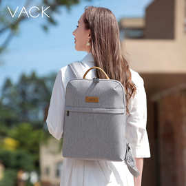 vack2025新款电脑背包男女通用的一款商务通勤双肩包
