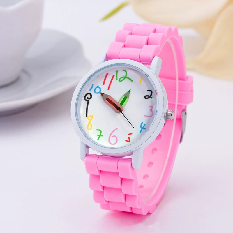 Dropshiping Silicone Watches Children Pencil Pointer Studen