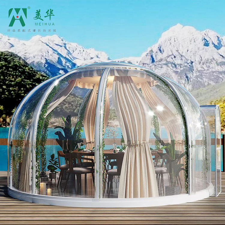 PC Star Room Red Card Wedding Bubble House Restaurante Residencial Casa transparente al aire libre Star River Camping