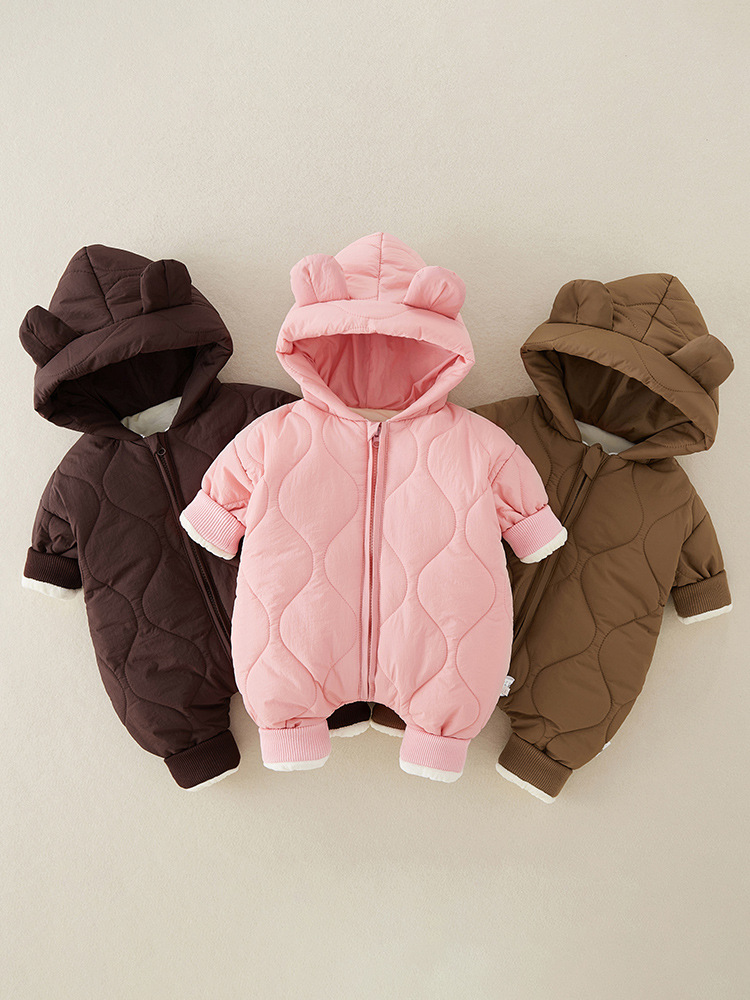 children's demi-season keep warm down jacket for new born to go out